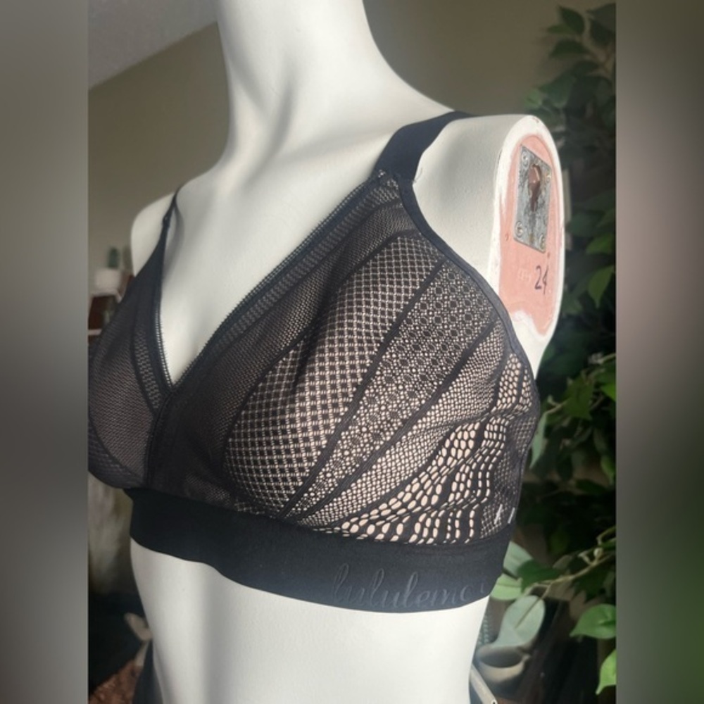 lululemon Awake Bra Black Lace Bralette